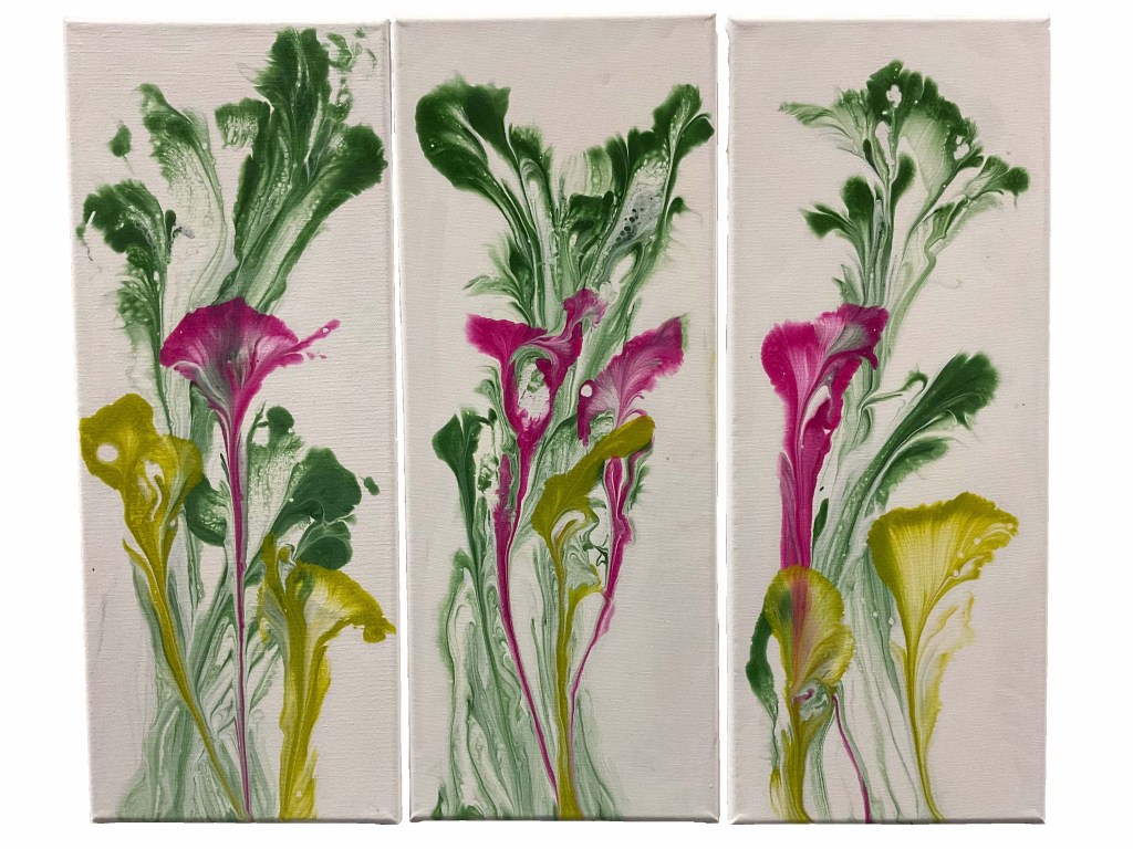 Wenn Acryl-Blumen erblühen…